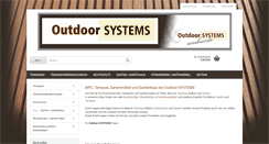 Desktop Screenshot of outdoor-systems-shop.com