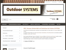 Tablet Screenshot of outdoor-systems-shop.com